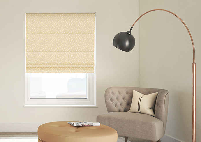 Confetti, Citrine - Roman Blind - Image 3